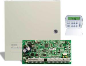 DSC PC 1832 Alarm Paneli + Büyük Metal Kabinet + PK 5501 Şifre Paneli