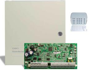 DSC PC 1832 Alarm Paneli + Büyük Metal Kabinet + PK 5516 Şifre Paneli